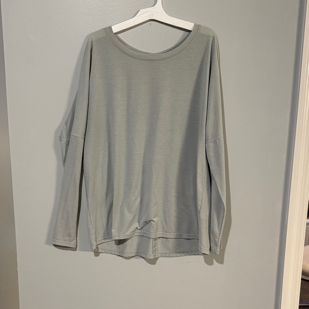 MPG Soft Gray Long Sleeve Tee
